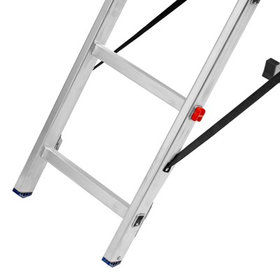 Лестница, 2 х 7 ступеней, алюминиевая, двухсекционная, Сибртех Лестница, 2 х 7 ступеней, алюминиевая, двухсекционная, Сибртех