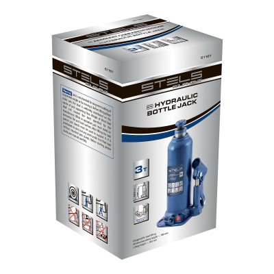 Домкрат гидравлический бутылочный, 3 т, h подъема 188-363 мм Stels Домкрат гидравлический бутылочный, 3 т, h подъема 188-363 мм Stels
