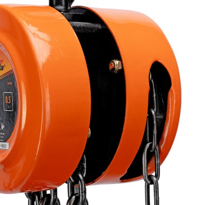 Таль цепная, 0.5 т, H подъема 2.5 м, расстояние между крюками 240 мм Sparta Таль цепная, 0.5 т, H подъема 2.5 м, расстояние между крюками 240 мм Sparta