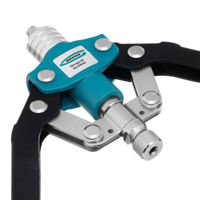 Заклепочник двуручный усиленный 520 мм, удлин.рукоятки, для заклепок 3.2-4.0-4.8-6-6,4 Gross Заклепочник двуручный усиленный 520 мм, удлин.рукоятки, для заклепок 3.2-4.0-4.8-6-6,4 Gross