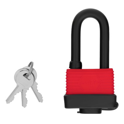 Замок навесной всепогодный, 50 мм, удлиненная дужка Matrix Замок навесной всепогодный, 50 мм, удлиненная дужка Matrix