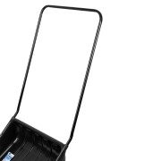 Движок для уборки снега пластиковый, 690х470х1420 мм, стальная рукоятка, Сибртех