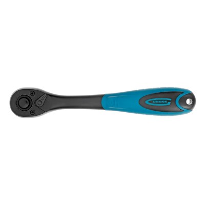 Ключ-трещотка 1/2", CrV, 72 зуба, с быстрым сбросом Gross Ключ-трещотка 1/2", CrV, 72 зуба, с быстрым сбросом Gross