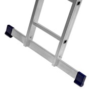Лестница шарнирная алюминиевая, 2 х 4 + 2 х 5, Сибртех