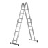 Лестница шарнирная алюминиевая, 2 х 4 + 2 х 5, Сибртех Лестница шарнирная алюминиевая, 2 х 4 + 2 х 5, Сибртех
