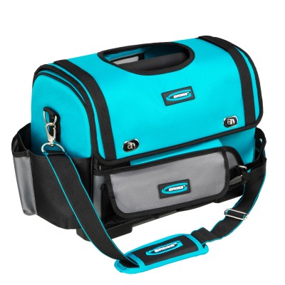 Переноска для инструмента, 400х225х300мм, пластиковое дно, наплечный ремень Gross Переноска для инструмента, 400х225х300мм, пластиковое дно, наплечный ремень Gross