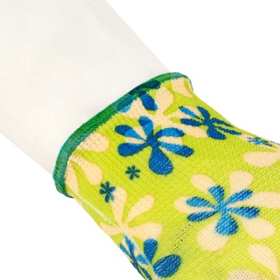 Перчатки садовые из полиэстера с нитрильным обливом, зеленые, S Palisad Перчатки садовые из полиэстера с нитрильным обливом, зеленые, S Palisad