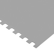 Шпатель из нержавеющей стали, 100 мм, зуб 4 х 4 мм, пластмассовая ручка Сибртех