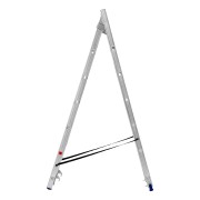 Лестница, 2 х 7 ступеней, алюминиевая, двухсекционная, Сибртех