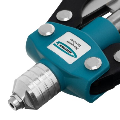 Заклепочник двуручный усиленный 520 мм, удлин.рукоятки, для заклепок 3.2-4.0-4.8-6-6,4 Gross Заклепочник двуручный усиленный 520 мм, удлин.рукоятки, для заклепок 3.2-4.0-4.8-6-6,4 Gross