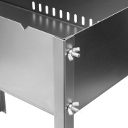 Мангал на барашках 500 х 305 х 500 мм, сталь 1.2 мм, Camping Palisad