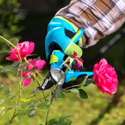 Секатор прямого реза, 205 мм, двухкомпонентные рукоятки, Luxe, Palisad Секатор прямого реза, 205 мм, двухкомпонентные рукоятки, Luxe, Palisad