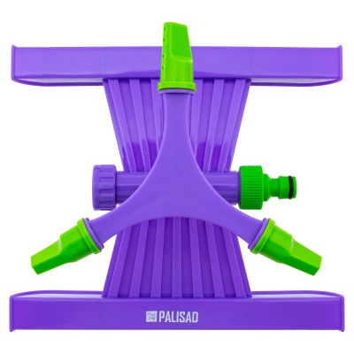 Разбрызгиватель, АБС-пластик, вращающий с тремя лопостями, штуц D 3/4, с подставкой, площадь полива до 180 кв. м, дальность полива 15 м Palisad Разбрызгиватель, АБС-пластик, вращающий с тремя лопостями, штуц D 3/4, с подставкой, площадь полива до 180 кв. м, дальность полива 15 м Palisad