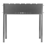 Мангал на барашках 500 х 305 х 500 мм, сталь 1.2 мм, Camping Palisad