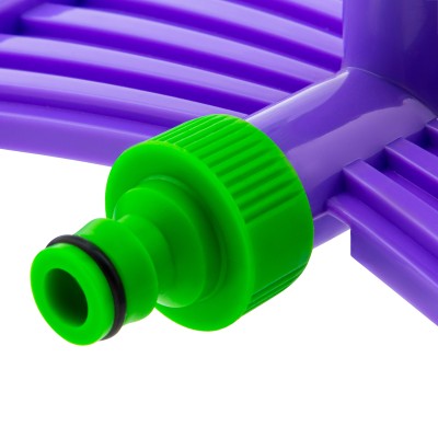 Разбрызгиватель, АБС-пластик, вращающий с тремя лопостями, штуц D 3/4, с подставкой, площадь полива до 180 кв. м, дальность полива 15 м Palisad Разбрызгиватель, АБС-пластик, вращающий с тремя лопостями, штуц D 3/4, с подставкой, площадь полива до 180 кв. м, дальность полива 15 м Palisad