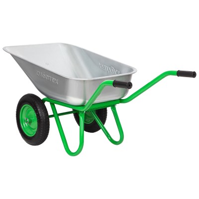 Тачка садово-строительная 2-х колесная, грузоподъемность 230 кг, объем 90 л Сибртех Тачка садово-строительная 2-х колесная, грузоподъемность 230 кг, объем 90 л Сибртех