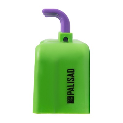 Пластиковый настенный держатель для садово - огородного инструмента, 3 ячейки, 4 крюка, Palisad Пластиковый настенный держатель для садово - огородного инструмента, 3 ячейки, 4 крюка, Palisad