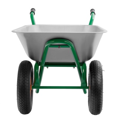 Тачка садово-строительная, 2-х колесная, усиленная, грузоподъемность 320 кг, объем 90 л Palisad Тачка садово-строительная, 2-х колесная, усиленная, грузоподъемность 320 кг, объем 90 л Palisad