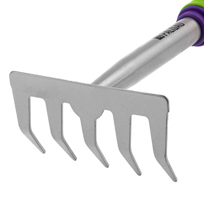 Грабли 5 - зубые, 115 х 275 мм, стальные, пластиковая рукоятка, Connect, Palisad Грабли 5 - зубые, 115 х 275 мм, стальные, пластиковая рукоятка, Connect, Palisad