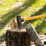 Колун-кувалда 3000 г, кованая, фибергласовая рукоятка c TPR покрытием, 880 мм Denzel