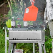 Мангал облегченный с ребрами жесткости 500 х 300 х 500 мм, Camping Palisad