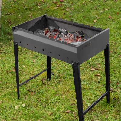 Мангал сварной, 605 х 375 х 138/640 мм, сталь 2 мм, Camping Palisad Мангал сварной, 605 х 375 х 138/640 мм, сталь 2 мм, Camping Palisad