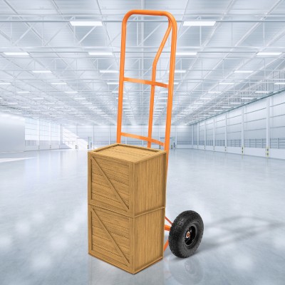 Тележка ручная двухколесная НТ1805, грузоподъемность 150 кг, пневматические колеса D 260 мм, платформа 350 х 235 мм Сибртех Тележка ручная двухколесная НТ1805, грузоподъемность 150 кг, пневматические колеса D 260 мм, платформа 350 х 235 мм Сибртех