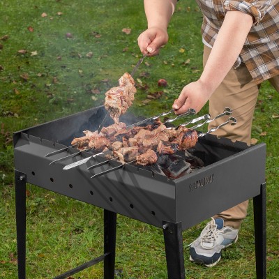 Мангал сварной, 605 х 375 х 138/640 мм, сталь 2 мм, Camping Palisad Мангал сварной, 605 х 375 х 138/640 мм, сталь 2 мм, Camping Palisad