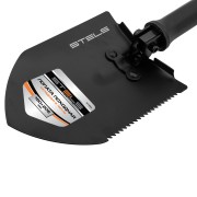 Лопата походная, 150х205х253 - 590 мм, пластик. рукоятка, складная в чехле, Stels