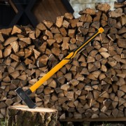 Колун-кувалда 4000 г, кованая, фибергласовая рукоятка c TPR покрытием, 880 мм Denzel