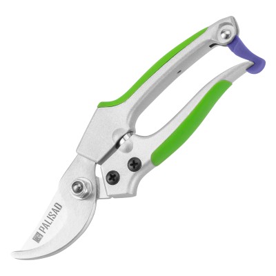 Секатор прямого реза, 180 мм, металлические обрезиненные рукоятки, Palisad Секатор прямого реза, 180 мм, металлические обрезиненные рукоятки, Palisad