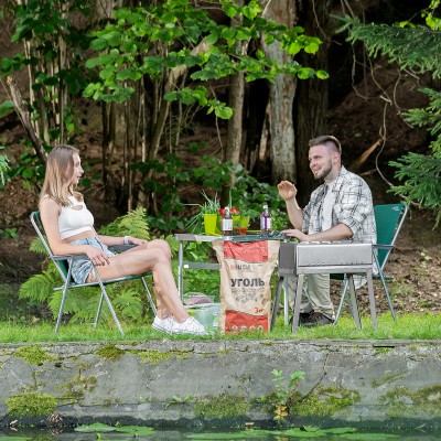 Мангал облегченный с ребрами жесткости 500 х 300 х 500 мм, Camping Palisad Мангал облегченный с ребрами жесткости 500 х 300 х 500 мм, Camping Palisad