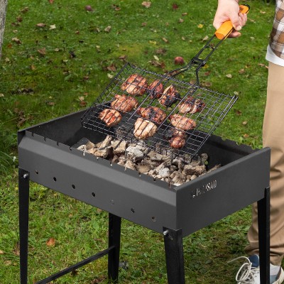 Мангал сварной, 605 х 375 х 138/640 мм, сталь 2 мм, Camping Palisad Мангал сварной, 605 х 375 х 138/640 мм, сталь 2 мм, Camping Palisad