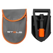 Лопата походная, 150х205х253 - 590 мм, пластик. рукоятка, складная в чехле, Stels