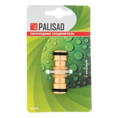 Переходник-Соединитель латунный, штуцерный Palisad Переходник-Соединитель латунный, штуцерный Palisad