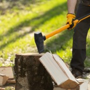 Колун-кувалда 4000 г, кованая, фибергласовая рукоятка c TPR покрытием, 880 мм Denzel