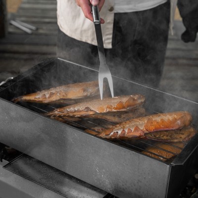 Коптильня двухъярусная 420 x 270 x 175 мм, нержавеющая сталь, 0.8 мм. с поддоном, Camping Palisad Коптильня двухъярусная 420 x 270 x 175 мм, нержавеющая сталь, 0.8 мм. с поддоном, Camping Palisad