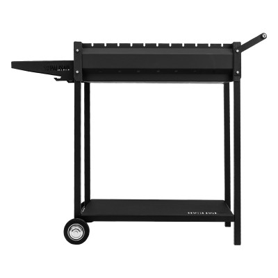 Мангал сварной на колесах, 662 х 390 х 152/805 мм, сталь 2 мм, кочерга в комплекте, Camping Palisad Мангал сварной на колесах, 662 х 390 х 152/805 мм, сталь 2 мм, кочерга в комплекте, Camping Palisad