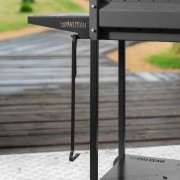 Мангал сварной на колесах, 662 х 390 х 152/805 мм, сталь 2 мм, кочерга в комплекте, Camping Palisad