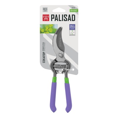 Секатор прямого реза 200 мм, обрезиненные рукоятки, Palisad Секатор прямого реза 200 мм, обрезиненные рукоятки, Palisad