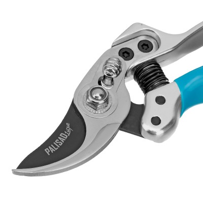 Секатор прямого реза, 170 мм, усиленный, нижняя рукоятка в ПВХ - оболочке, Luxe, Palisad Секатор прямого реза, 170 мм, усиленный, нижняя рукоятка в ПВХ - оболочке, Luxe, Palisad