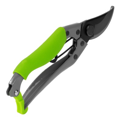 Секатор прямого реза, 200 мм, металлические рукоятки, верхняя в ПВХ - оболочке, Сибртех Секатор прямого реза, 200 мм, металлические рукоятки, верхняя в ПВХ - оболочке, Сибртех