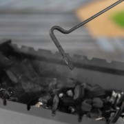 Мангал сварной на колесах, 662 х 390 х 152/805 мм, сталь 2 мм, кочерга в комплекте, Camping Palisad