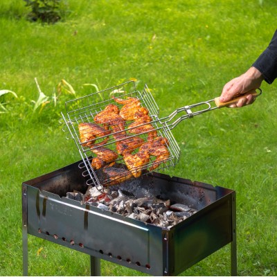 Мангал с ребрами жесткости 500 х 300 х 500 мм, Camping Palisad Мангал с ребрами жесткости 500 х 300 х 500 мм, Camping Palisad