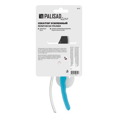 Секатор прямого реза, 170 мм, усиленный, нижняя рукоятка в ПВХ - оболочке, Luxe, Palisad Секатор прямого реза, 170 мм, усиленный, нижняя рукоятка в ПВХ - оболочке, Luxe, Palisad