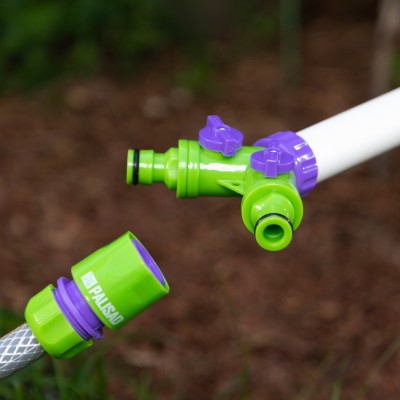 Разветвитель двухканальный, регулируемый, со штуцерами Palisad Разветвитель двухканальный, регулируемый, со штуцерами Palisad