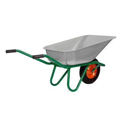 Тачка садово-строительная, усиленная, грузоподъемность 200 кг, объем 90 л Palisad Тачка садово-строительная, усиленная, грузоподъемность 200 кг, объем 90 л Palisad