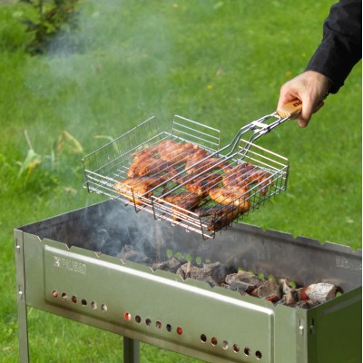 Мангал с ребрами жесткости 700 х 300 х 700 мм, Camping Palisad Мангал с ребрами жесткости 700 х 300 х 700 мм, Camping Palisad