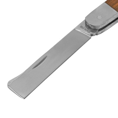 Нож садовый складной, копулировочный, 173 мм, деревянная рукоятка, Palisad Нож садовый складной, копулировочный, 173 мм, деревянная рукоятка, Palisad