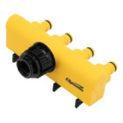 Разветвитель четырёхканальный 1/2"-3/4", регулируемый Sparta